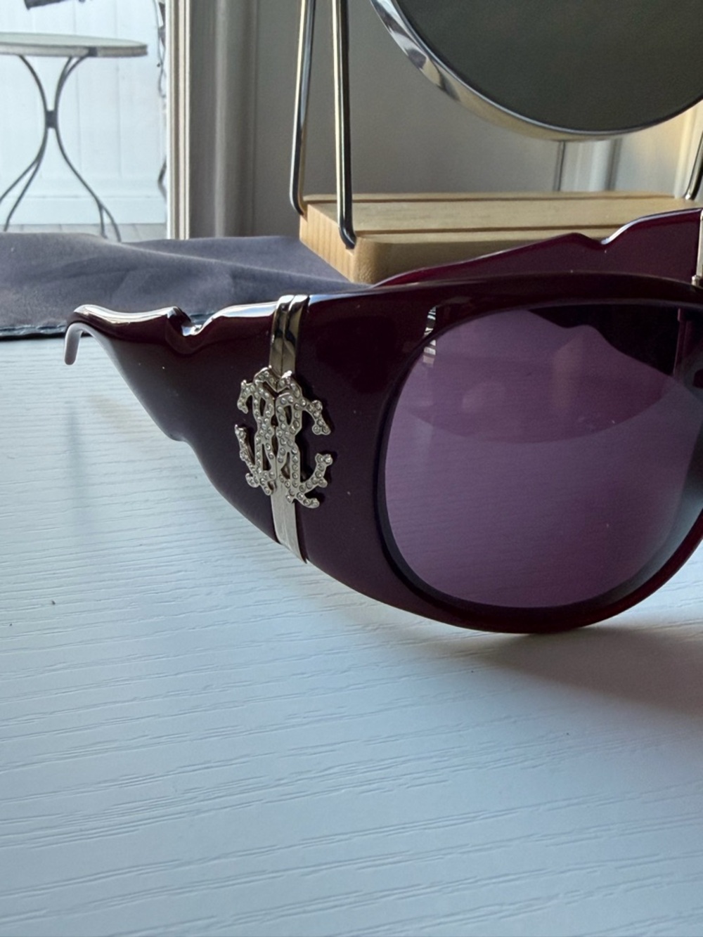 Roberto Cavalli Oversized Sunglasses Great Condition - Picture 2 of 8